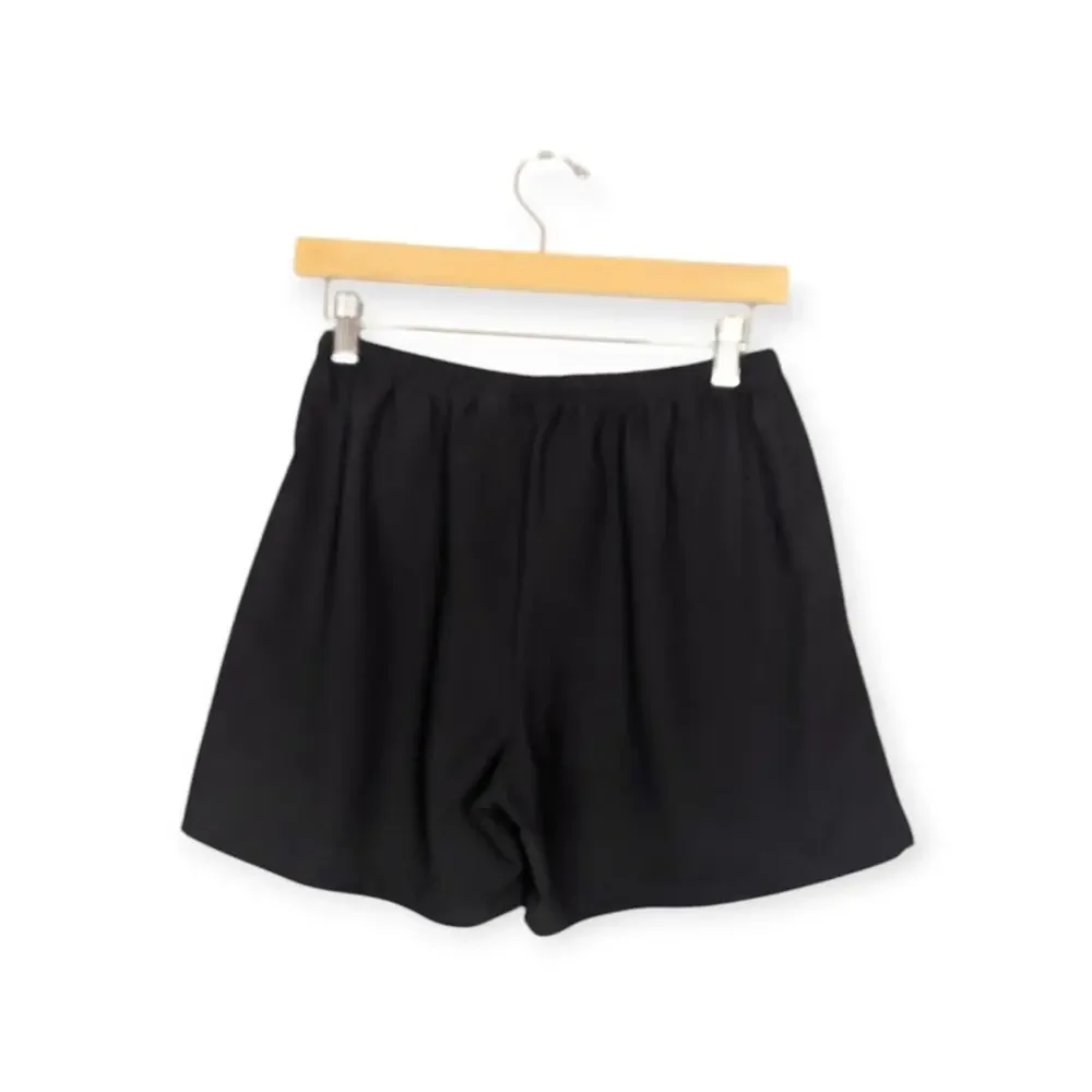 Nike Black Athletic Fit Dry Logo Workout Shorts